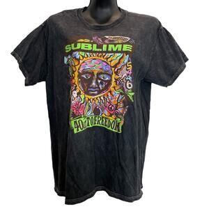 Sublime 40 oz To Freedom Distressed T-Shirt - Large